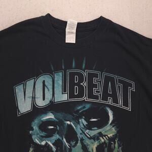 Volbeat Band Crew Neck Short Sleeve Graphic T Shirt Mens Size Medium M Black